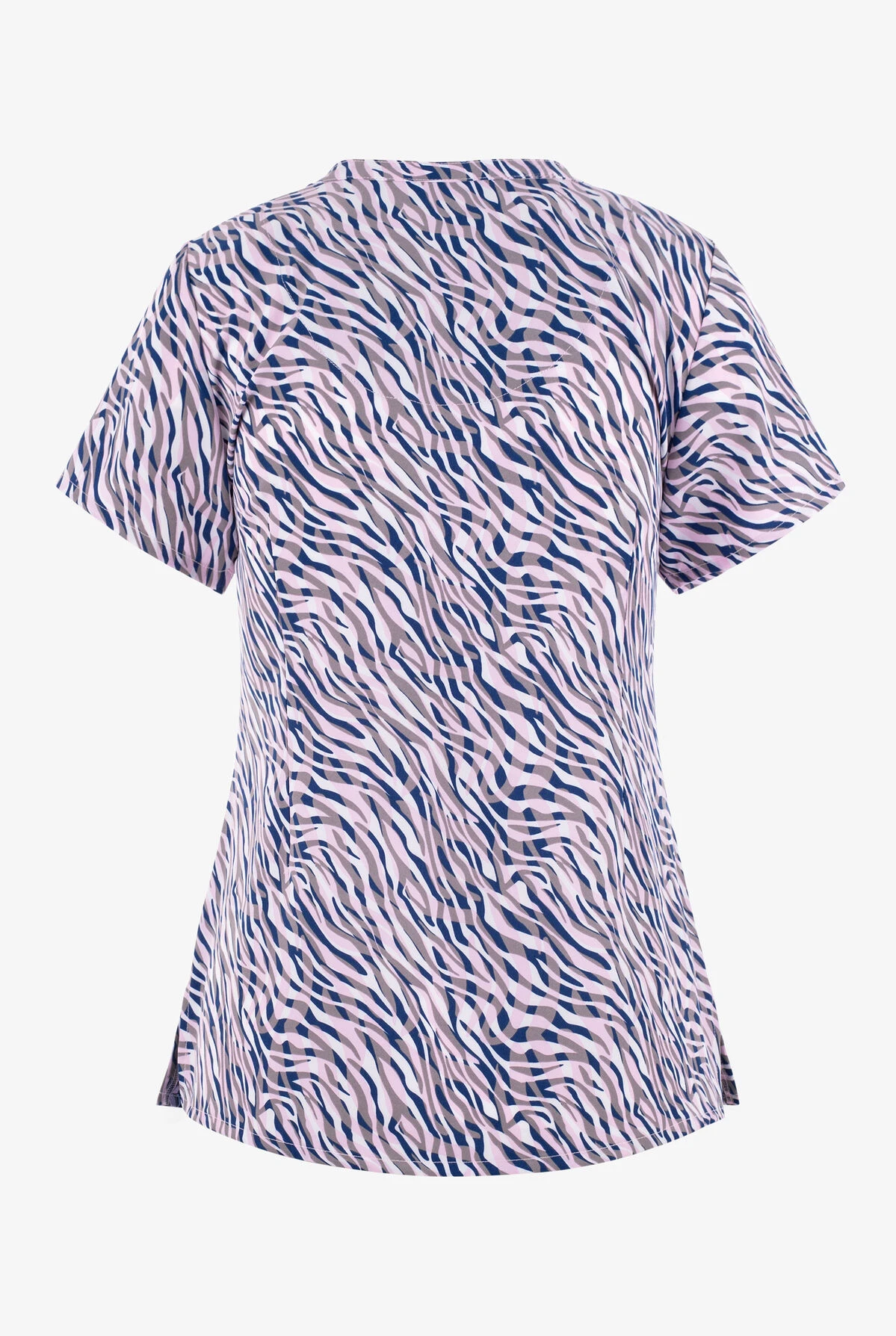 Maevn Animalia Animal Print Women's 3-Pocket STRETCH V-Neck Print Scrub Top Maevn Animalia Animal Print Women's 3-Pocket STRETCH V-Neck Print Scrub Top -Cherokee Shop MA176ANM 2