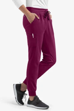 Maevn Matrix Impulse Women's 5-Pocket STRETCH Jogger Scrub Pants - Petite 2 Maevn Matrix Impulse Women's 5-Pocket STRETCH Jogger Scrub Pants - Petite -Cherokee Shop MA8520 WINE 5