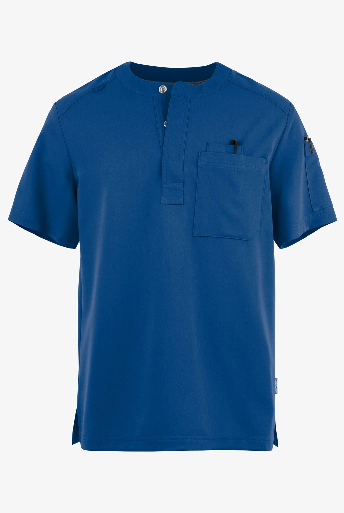 MOVEMENT by Butter-Soft Eclipse Men's 4-Pocket Short Sleeve Henley Scrub Top MOVEMENT By Butter-Soft Eclipse Men's 4-Pocket Short Sleeve Henley Scrub Top -Cherokee Shop MBS366 ROYAL 1