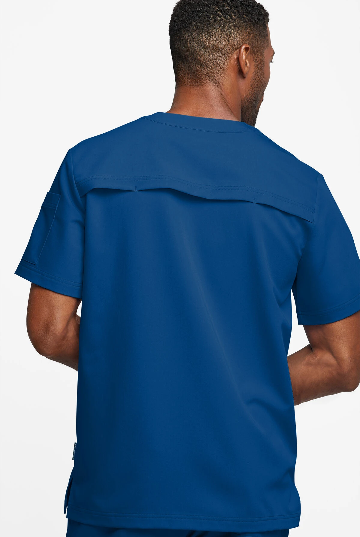 MOVEMENT by Butter-Soft Eclipse Men's 4-Pocket Short Sleeve Henley Scrub Top MOVEMENT By Butter-Soft Eclipse Men's 4-Pocket Short Sleeve Henley Scrub Top -Cherokee Shop MBS366 ROYAL 3