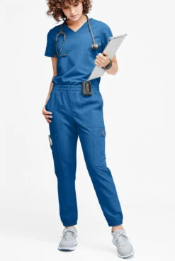 Movement By Butter-Soft Cephei Women's 11-Pocket Jogger Scrub Pants 3 Movement By Butter-Soft Cephei Women's 11-Pocket Jogger Scrub Pants -Cherokee Shop MBS395 ROYAL 4 HV