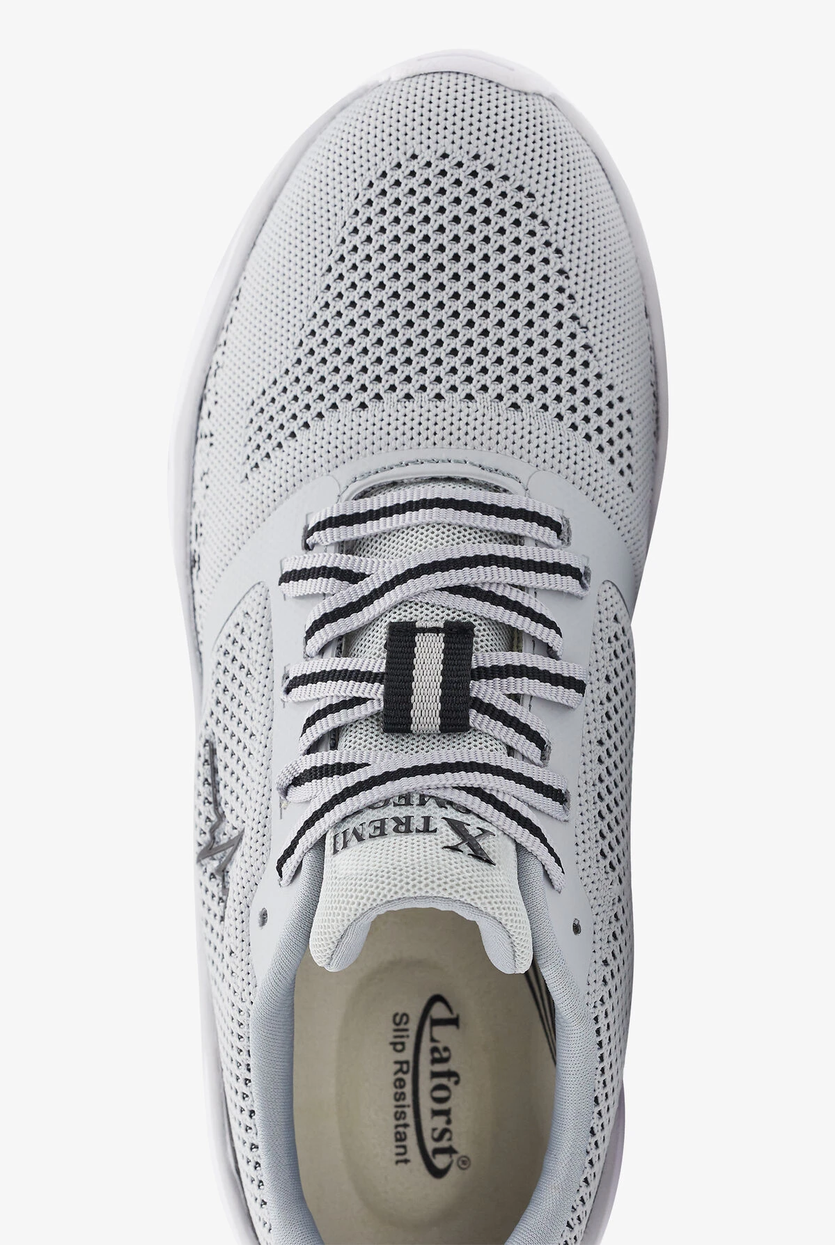 LaForst Men's Extreme Comfort Heart Beat Gray Athletic Lace Up Nursing Shoes LaForst Men's Extreme Comfort Heart Beat Gray Athletic Lace Up Nursing Shoes -Cherokee Shop MEXTHBGR 2