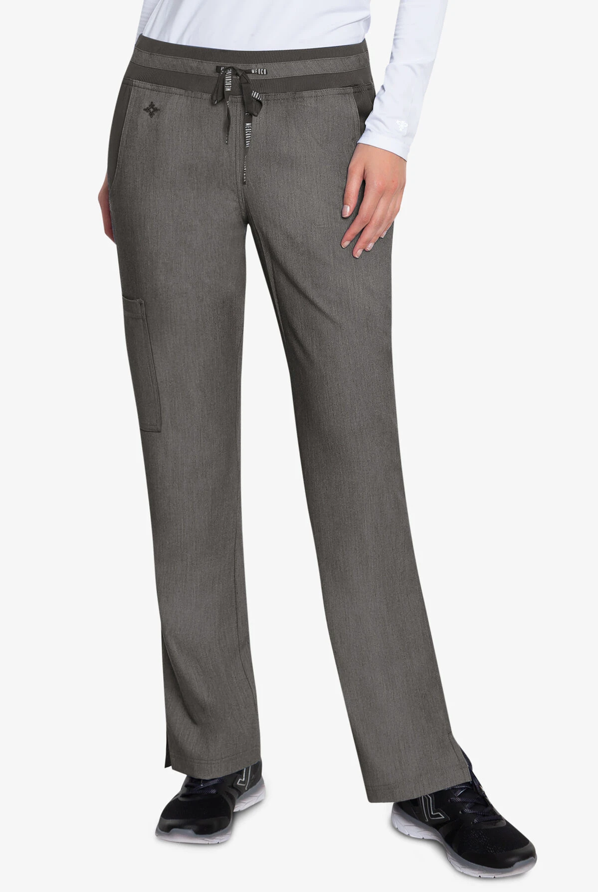 Med Couture Touch Women's 5-Pocket STRETCH Knit Waist Scrub Pants Med Couture Touch Women's 5-Pocket STRETCH Knit Waist Scrub Pants -Cherokee Shop P7789 SLAHE 1