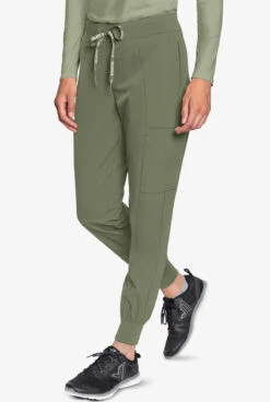 Med Couture Peaches Women's 4-Pocket STRETCH Seamed Cargo Jogger Scrub Pants