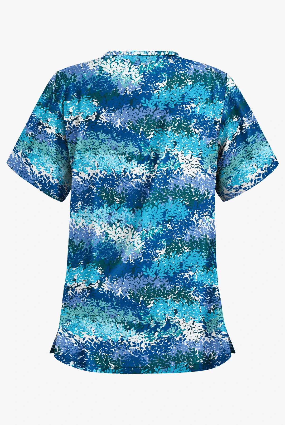 Butter-Soft Autumn Time Royal Women's 2-Pocket V-Neck Print Scrub Top Butter-Soft Autumn Time Royal Women's 2-Pocket V-Neck Print Scrub Top -Cherokee Shop PC62ATRL 2