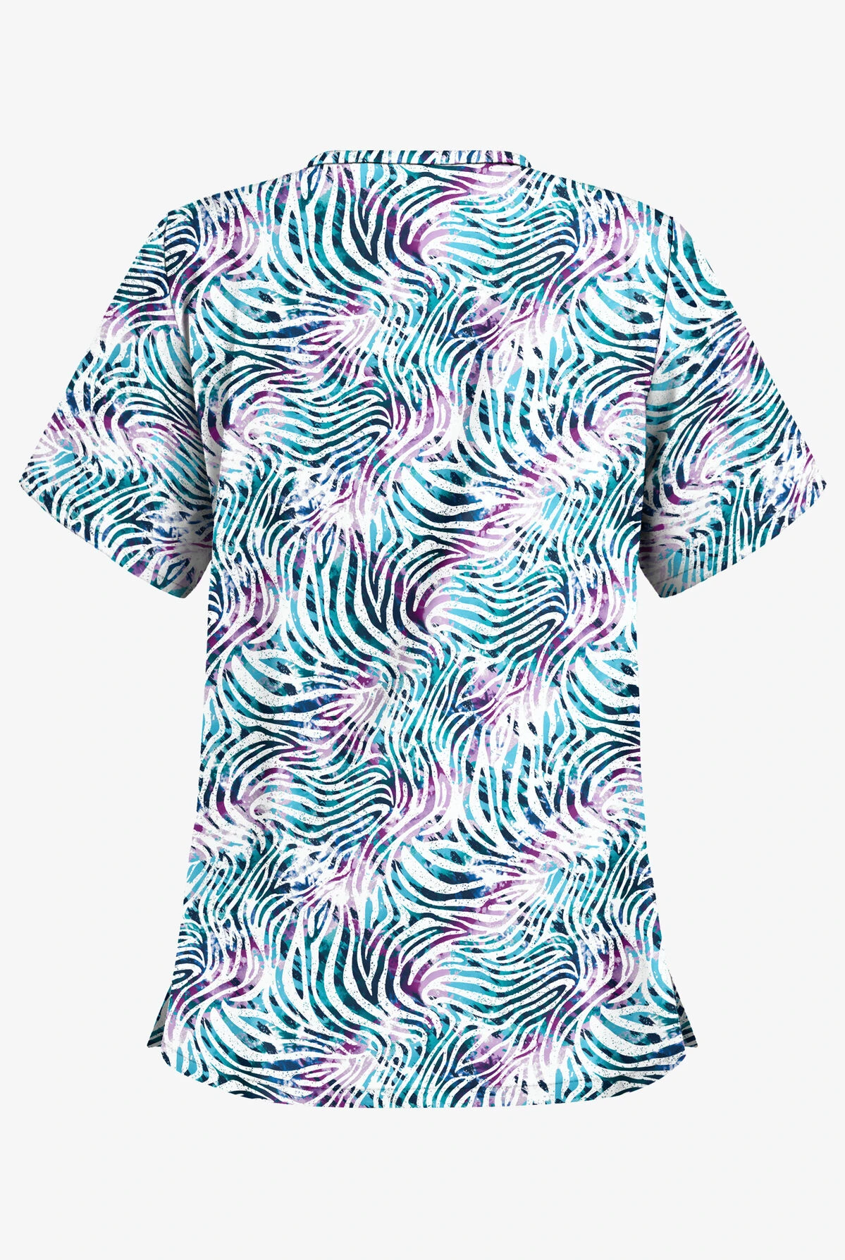 Butter-Soft Abstract Zebra Navy Women's 2-Pocket V-Neck Print Scrub Top Butter-Soft Abstract Zebra Navy Women's 2-Pocket V-Neck Print Scrub Top -Cherokee Shop PC62AZNV 2