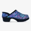 C&C Sweden Women's Perfect In Paisley Patent Leather Nursing Clogs