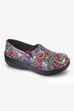 Laforst Women's Rachel Paisley Nursing Clogs -Cherokee Shop RACHPAIS 3 HV