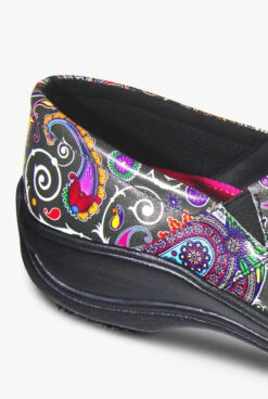 Laforst Women's Rachel Paisley Nursing Clogs -Cherokee Shop RACHPAIS 4