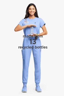 ReSurge Citrine Women's Crew Neck Tuck In / Wear Out Scrub Top -Cherokee Shop RE5541 092023 CEIL 5