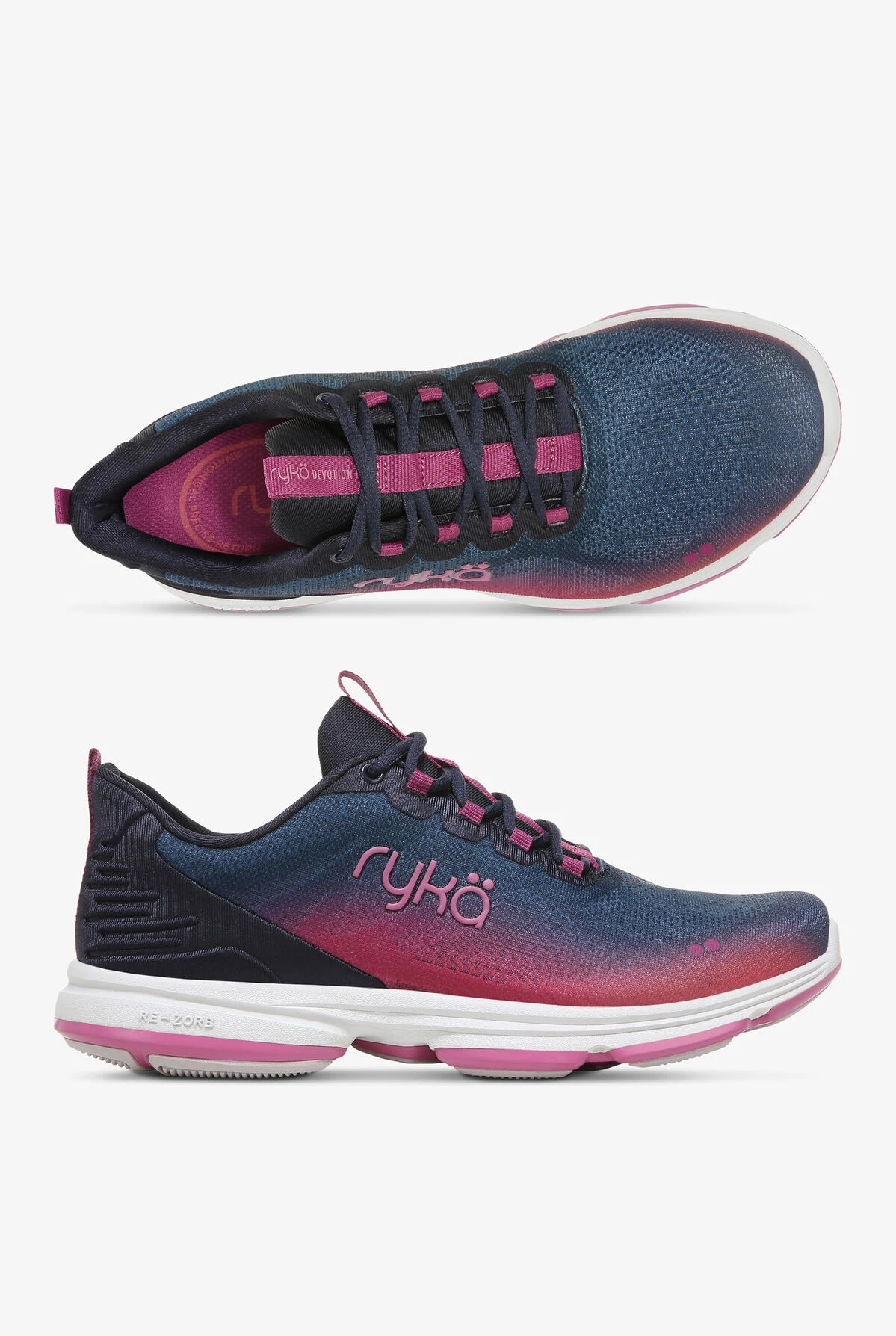 Ryka Women's Devotion Plus 4 Navy Blue Athletic Lace Up Nursing Shoes Ryka Women's Devotion Plus 4 Navy Blue Athletic Lace Up Nursing Shoes -Cherokee Shop RYI15281401 092123 1 S