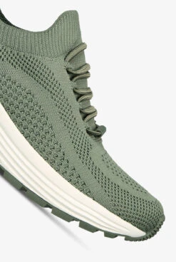 Skechers Bobs Women's Sparrow 2.0 Allegiance Crew Sage Athletic Lace Up Nursing Shoes -Cherokee Shop SKB117027SA SAGE 3 HV