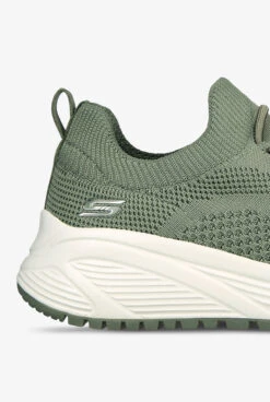 Skechers Bobs Women's Sparrow 2.0 Allegiance Crew Sage Athletic Lace Up Nursing Shoes -Cherokee Shop SKB117027SA SAGE 4