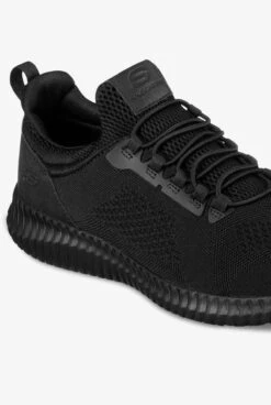 Skechers Work Men's Cessnock SR Athletic Slip On Shoes 2 Skechers Work Men's Cessnock SR Athletic Slip On Shoes -Cherokee Shop SKE77188 BLACK 3