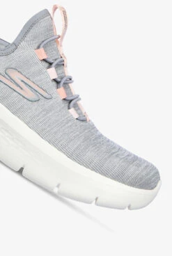 Skechers Performance Women's Go Walk Flex Lucy Gray Athletic Lace Up Nursing Shoes -Cherokee Shop SKP124956GY 092023 GRAY 3 HV