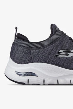 Skechers Sport Men's Arch Fit Waveport Black Athletic Slip On Nursing Shoes -Cherokee Shop SKS232301BK BLACK 4