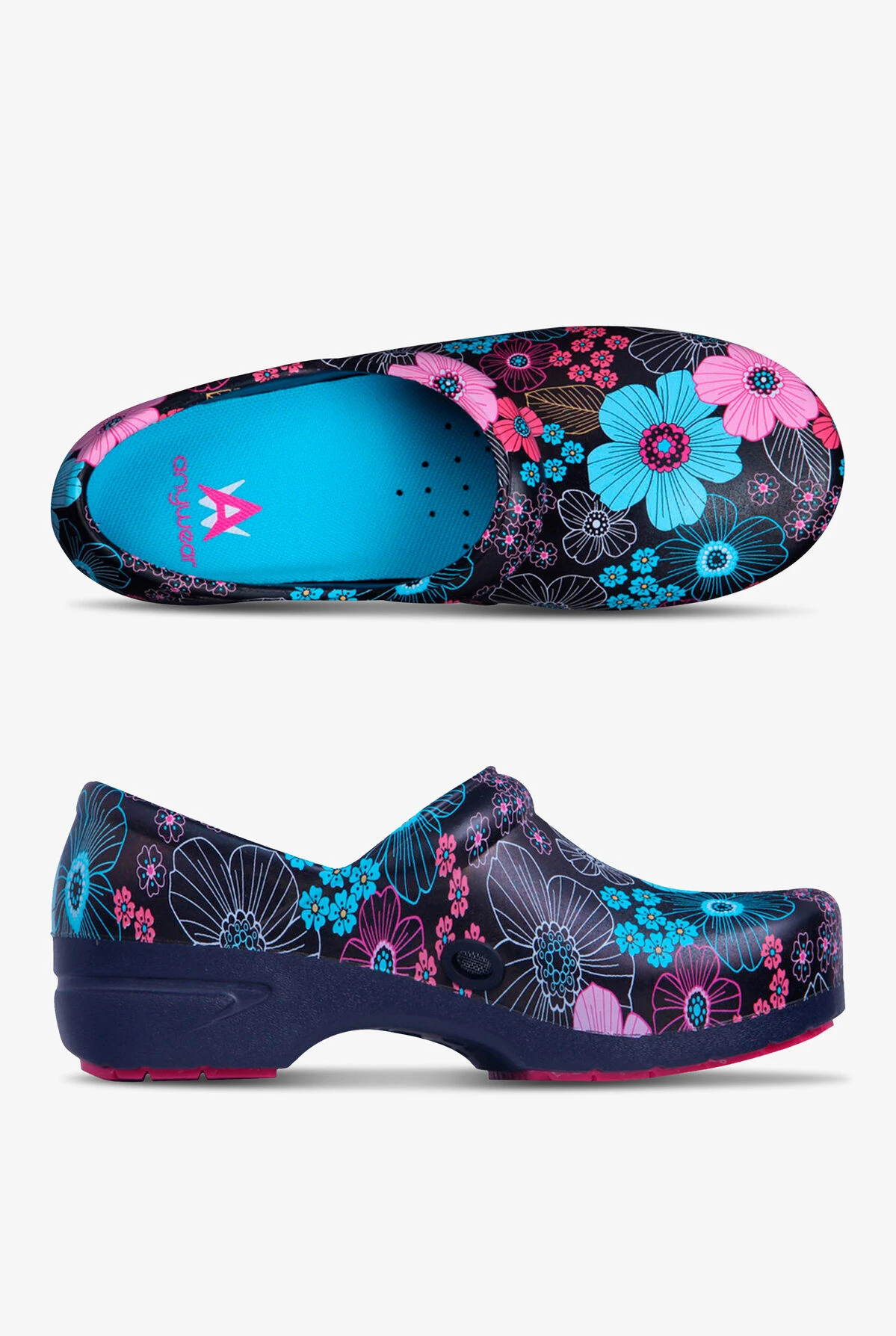 Anywear Women's SR Angel Stylish Garden Nursing Clogs Anywear Women's SR Angel Stylish Garden Nursing Clogs -Cherokee Shop SRANSHGN 1