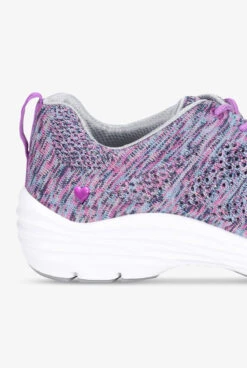 Align™ Women's Tabor Purple Woven Athletic Lace Up Nursing Shoes -Cherokee Shop TABORPUW 4
