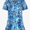 UA Butter-Soft STRETCH Mystic Floral Ceil Women's 1-Pocket V-Neck Print Scrub Top
