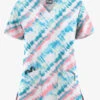 UA Butter-Soft STRETCH Belize Ikat Women's 2-Pocket V-Neck Printed Scrub Top