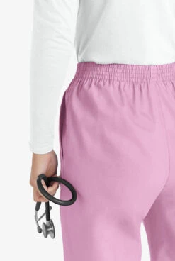 Butter-Soft Core Scrubs By UA™ Women's 2-Pocket Tapered Elastic Waist Pants -Cherokee Shop UA316C LITHI 3