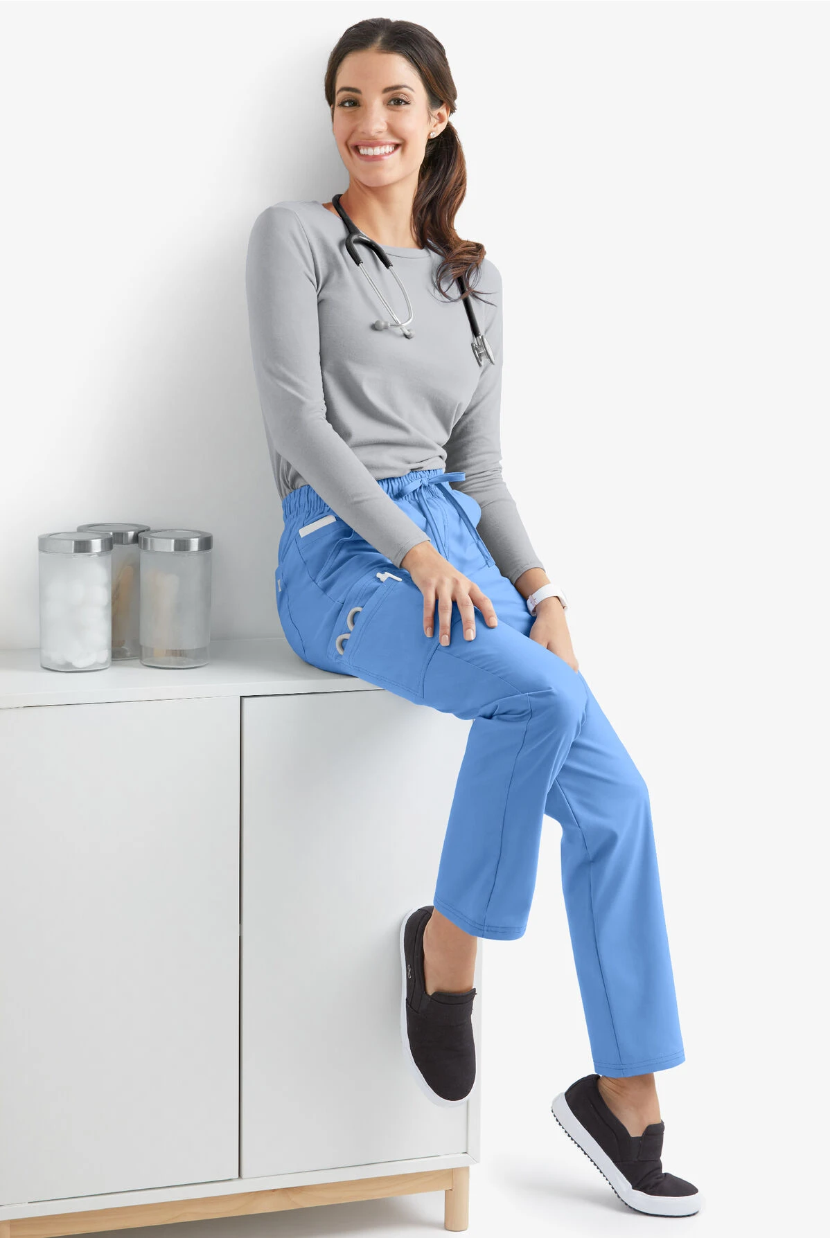 Butter-Soft Core by UA™ Women's 8-Pocket Tapered Leg Scrub Pants - Petite Butter-Soft Core By UA™ Women's 8-Pocket Tapered Leg Scrub Pants - Petite -Cherokee Shop UA379C CEIL 2