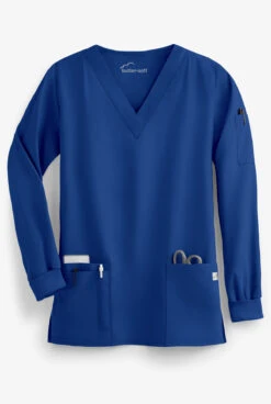 Butter-Soft Core By UA™ Unisex 5-Pocket Long Sleeve Scrub Top