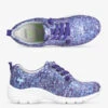 Align™ Women's Velocity Purple Metallic Crackle Lace Up Nursing Shoes