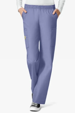 WonderWink ORIGINS Quebec Women's 8-Pocket Boot Cut Scrub Pants - Tall -Cherokee Shop W5016 CEIL 4