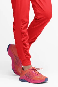 WhisperLite Calla Women's 6-Pocket Ruched Leg Cargo Scrub Pants - Petite -Cherokee Shop WL4227 092523 DIRED 5