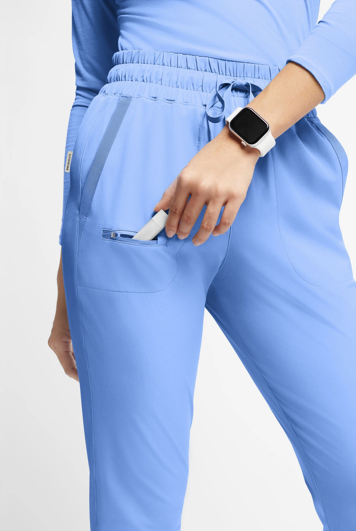 WhisperLite ISLA Women's 5-Pocket Tapered Scrub Pants WhisperLite ISLA Women's 5-Pocket Tapered Scrub Pants -Cherokee Shop WL4229 092223 CEIL 4 HV