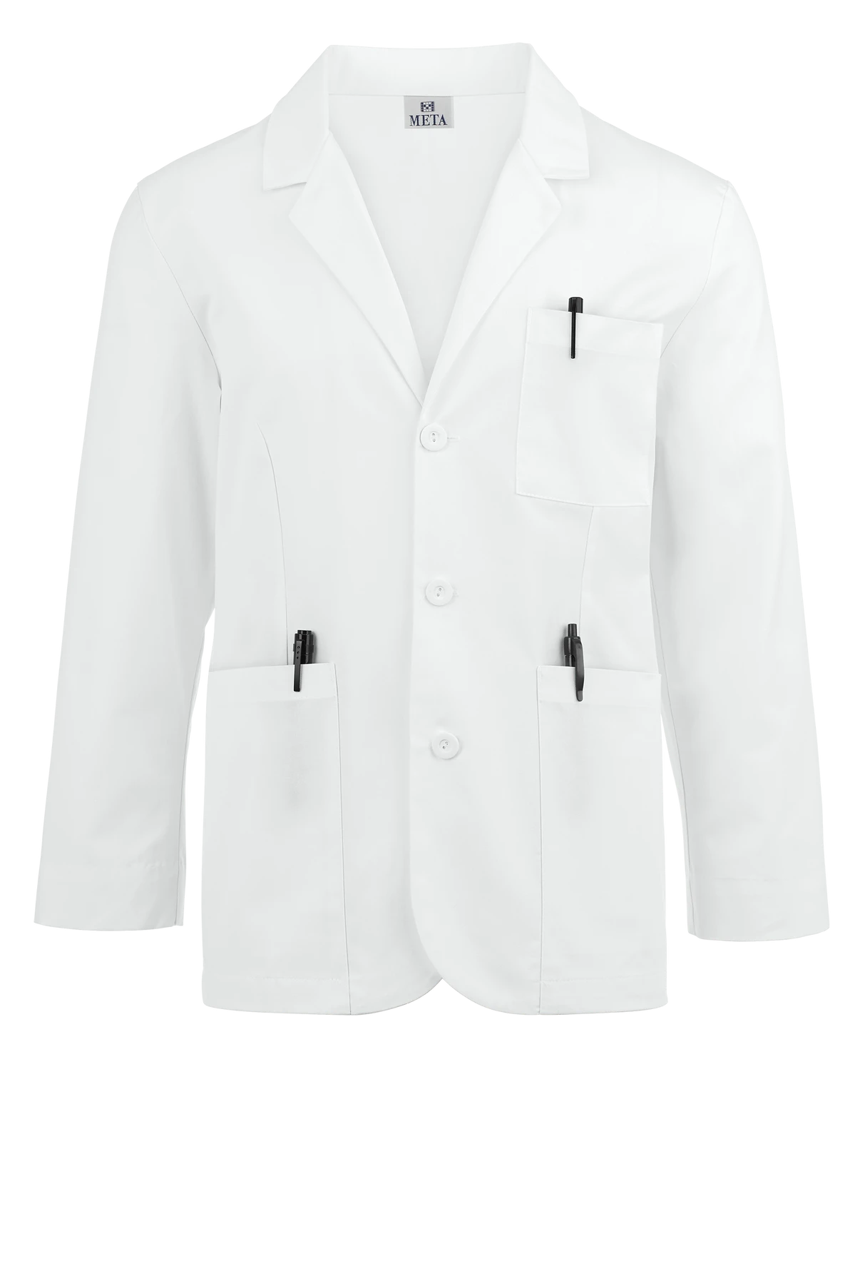 White Swan Meta Men's 30" 7-Pocket Lab Coat White Swan Meta Men's 30" 7-Pocket Lab Coat -Cherokee Shop WM739 WHITE 1